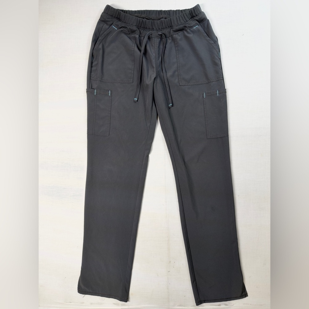 Scrubstar Unisex Solid Gray With Drawstring Pants Size A Stretch Durable